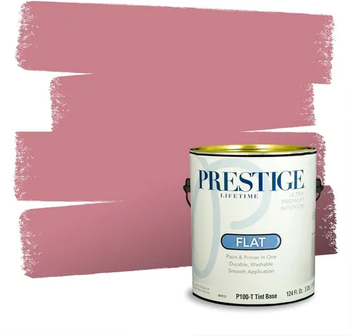 Miniatura 14 de Prestige Paints Pintura exterior e imprimación en uno, 1 galón, plano, coincidencia comparable de Valspar* Amber Rose*