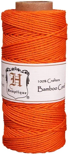 Miniatura 5 de Carrete de cuerda de bambú 20lb 205'-Negro