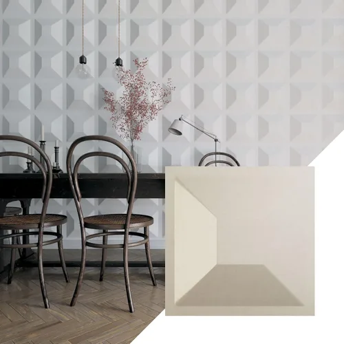 Miniatura 7 de Ekena Millwork 11 7/8 pulgadas de ancho x 11 7/8 pulgadas de alto, Diane EnduraWall Panel decorativo de pared 3D, rosa champán
