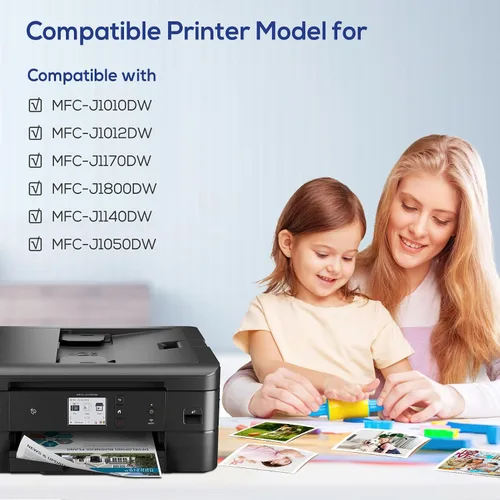 Miniatura 2 de LC401XL - Cartuchos de tinta compatibles con cartuchos de tinta Brother LC401 LC401XL para Brother MFC-J1010DW MFC-J1012DW MFC-J1170DW MFC-J1800DW