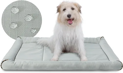 Miguel Oxford Ripstop Cama Impermeable para Perros de Exterior para Jaulas Metálicas de Perros Alfombrilla para Mascotas Resistente al Agua para