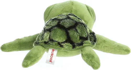 Miniatura 3 de Aurora® Enchanting Dreamy Eyes™ Slide - Animal de peluche de tortuga marina - Mirada cautivadora - Atractivo estético - Verde 11 pulgadas