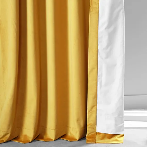 Miniatura 7 de HPD Half Price Drapes - Cortinas de terciopelo de lujo con bloqueo de luz para dormitorio (1 panel), 50 x 84 pulgadas, cortinas opacas de hotel