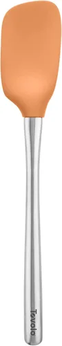 Miniatura 34 de Tovolo Flex-Core - Espátula con mango de acero inoxidable, cabeza de silicona resistente al calor y libre de BPA, segura para sartenes de hierro