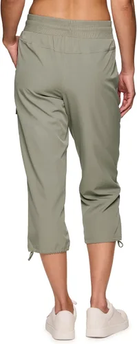 Miniatura 33 de RBX - Pantalón capri deportivo con cordón,ligero, con bolsillos y estilo cargo, para mujer