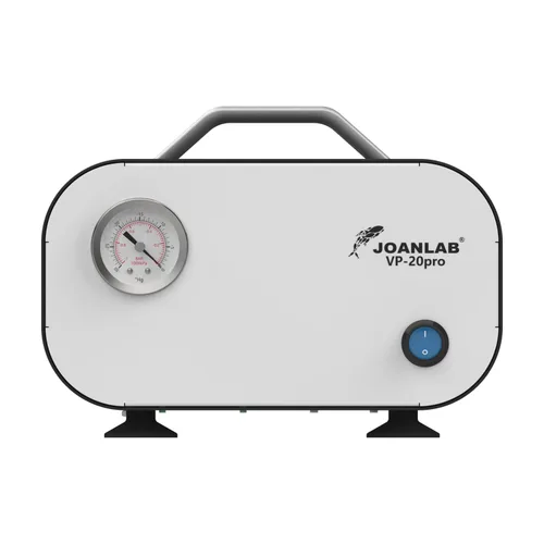 Miniatura 9 de JOANLAB Bomba de diafragma de vacío sin aceite de la bomba 10L/min de la filtración del vacío del laboratorio con el tubo de goma
