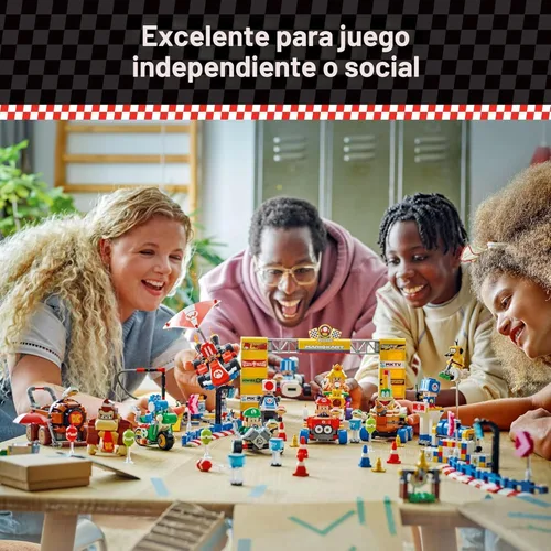 Miniatura 6 de LEGO Super Mario: Mario Kart Baby Peach & Grand Prix Set Home Circuit - Juego de construcción de juguetes de Nintendo para niños, niñas y niños, a