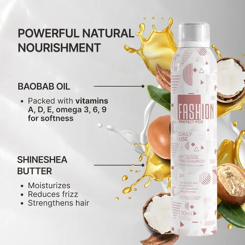 Miniatura 4 de Fashion Gold Pre-SHAMPOO - Mousse 5.7 fl oz / Protect Poo