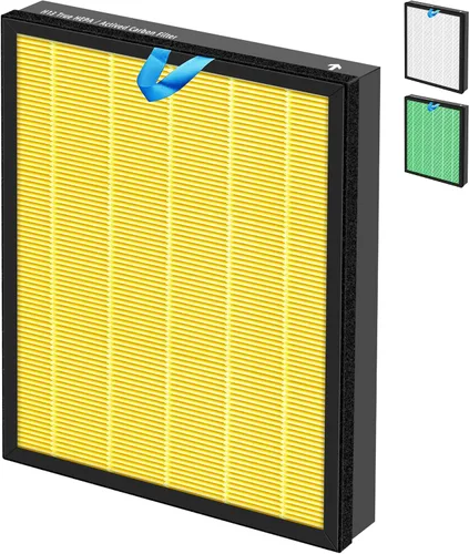 Miniatura 9 de Vital - Filtro de repuesto HEPA 100S para purificador de aire LEVOIT Vital 100S/100S-P, filtro de carbón activado de alta eficiencia H13 3 en 1