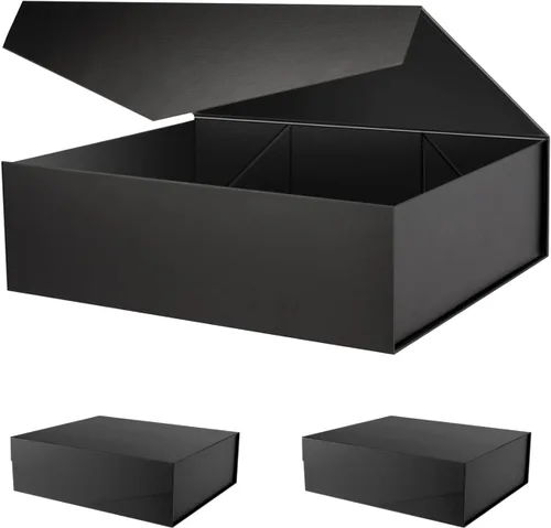 Miniatura 21 de PACKHOME 17 x 14.5 x 5.5 pulgadas, 3 cajas de regalo extra grandes con tapas, cajas de cierre magnético para ropa y regalos grandes