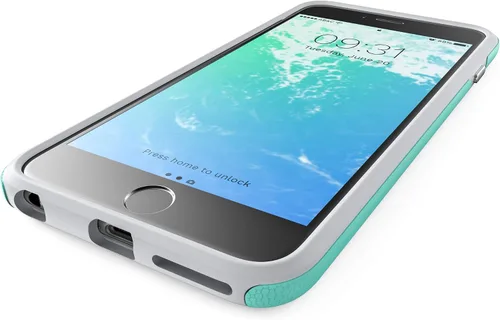 Miniatura 6 de Funda Crave con protección de doble capa y color negro, para iPhone 6 y 6s de 5.5 pulgadas , Menta gris