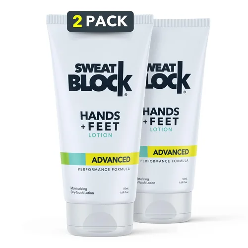 Miniatura 9 de SweatBlock Loción antitranspirante para manos y pies - Fuerza clínica para hombres y mujeres - Ayuda para la hiperhidrosis para detener