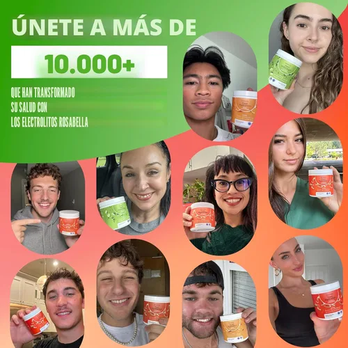 Miniatura 9 de Rosabella Bebida electrolítica en polvo – Lima limón – Suplemento de hidratación cero azúcar – sodio, potasio, magnesio y calcio – Mezcla
