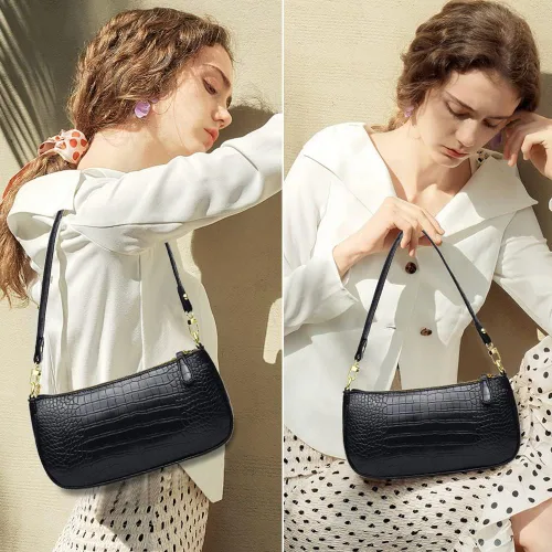 Miniatura 2 de Bolsos pequeños de hombro para mujer, bolsos cruzados clásicos retro, lindo bolso de mano y bolso de mano