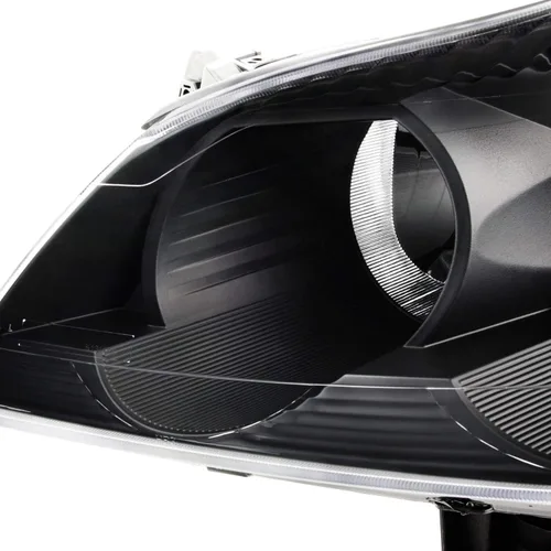 Miniatura 4 de AKKON - Compatible con Chevy Traverse 2009, 2010, 2011, 2012, faros delanteros de bisel negro, reemplazo directo