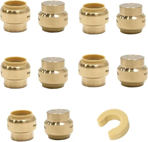 Miniatura 13 de Paquete de 5 tapas de enchufe EFIELD de 1/2 pulgada, ajuste a presión para conectar Pex, cobre, CPVC con un clip de desconexión, (PF143-5 piezas)