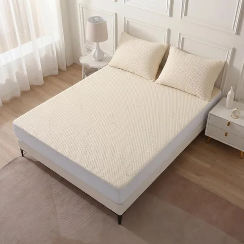 Miniatura 2 de Protector de Colchón Orgánico Impermeable de Lujo Queen - Funda de Almohadilla de Colchón Transpirable de Algodón Orgánico - Comodidad Premium