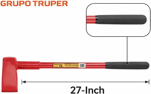 Miniatura 4 de Truper mazo de división, Mango de acero de 68.58 cm