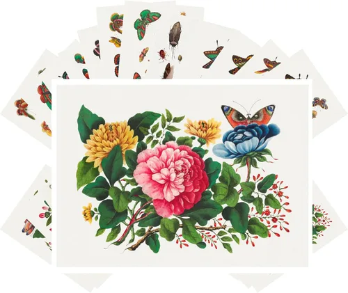 Miniatura 13 de PIXILUV Postales vintage (24 piezas de 4 x 6 pulgadas cada una) Increíbles y brillantes hongos psicodélicos mágicos, postales vintage, tarjetas