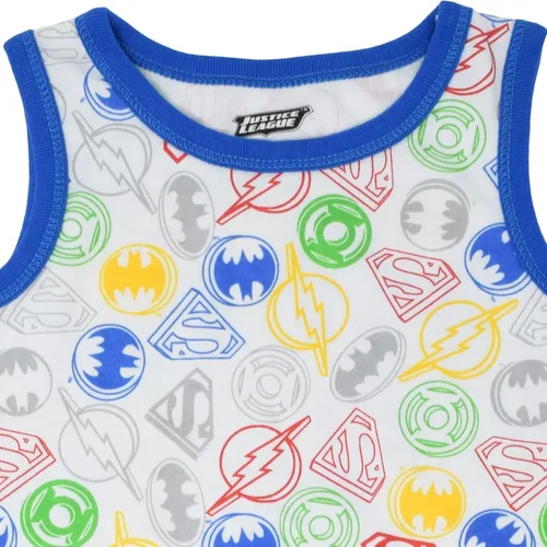 Miniatura 8 de DC Comics Justice League - Conjunto de 5 monos sin mangas