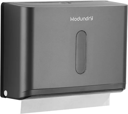 Miniatura 8 de Dispensadores de toallas de papel para montaje en pared: soporte para toallas de papel multidobladas en Z, instalación sin perforación, dispensador