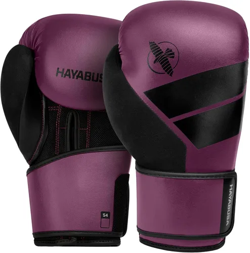 Miniatura 12 de Hayabusa Guantes de boxeo de piel sintética S4 para hombres, mujeres y niños, 10 onzas, 12 onzas, 14 onzas, 16 onzas, entrenamiento, sparring