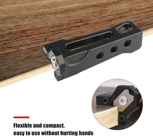 Miniatura 4 de Herramientas manuales para recortar bordes de carpintería Herramientas manuales de aleación de aluminio Cepilladora de esquina de borde Bandas
