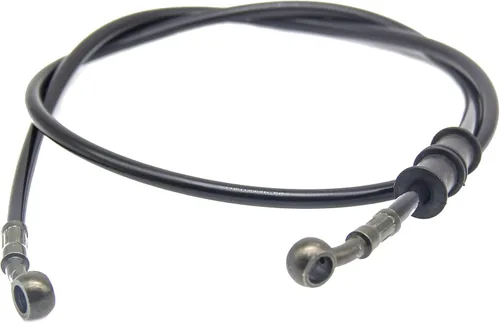 Miniatura 18 de Línea de freno de motocicleta, manguera de freno de acero inoxidable, embrague de freno de acero trenzado para motocicleta, paquete de 1, línea