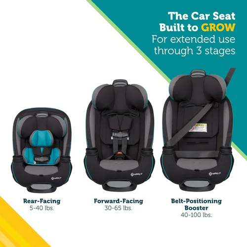 Miniatura 2 de Safety 1st Grow and Go Asiento convertible todo en uno delgado, orientado hacia atrás, de 5 a 40 libras, orientado hacia adelante (30–65 libras)