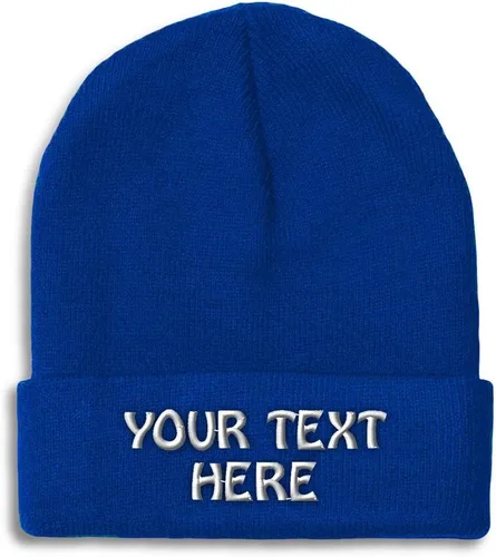 Miniatura 24 de Gorro de invierno para hombres y mujeres, gorro de acrílico con texto personalizado personalizado