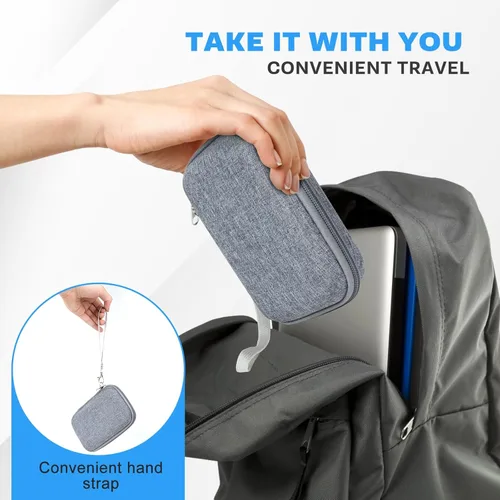 Miniatura 6 de Funda rígida de viaje compatible con UCOMX nano/para Apple MagSafe Duo/para Iseyyox/para Rtops/para LISEN cargador magnético plegable inalámbrico 3
