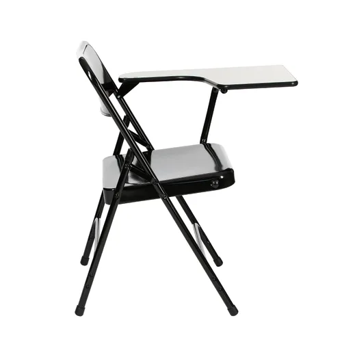 Miniatura 5 de OEF Furnishings OEF5200 Series Sillas plegables resistentes con brazo para tableta, marco de acero, superficie de escritura, soportes dobles