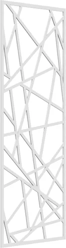 Miniatura 160 de Conway Paneles de pared decorativos de madera con calado, 9 3/8 pulgadas de ancho x 24 3/8 pulgadas de alto x 1/4 de alto, aliso