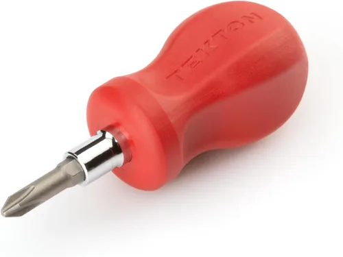 Miniatura 11 de TEKTON 3 en 1 Stubby Phillips/Slotted Multi-Bit Driver (#2 x 1/4 in., Negro) DMT13002