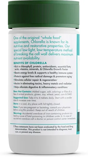 Miniatura 2 de Green Foods Clorella orgánica 500 mg, 120