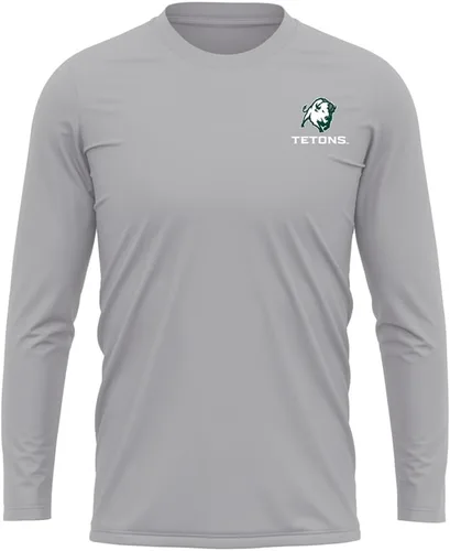 Miniatura 317 de Camisa deportiva de manga larga oficial de la NCAA Collegiate para hombre, con logotipo en el pecho izquierdo, colección Athletic Heather