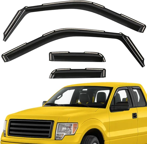 Miniatura 29 de Deflectores de ventana extra duraderos en el canal, protectores de lluvia aptos para Lexus GX 2010-2023, viseras solares, ventilación de viento
