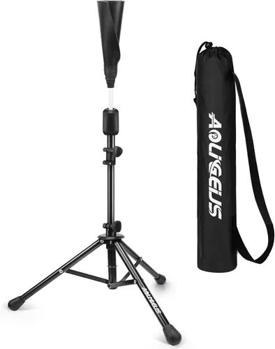 Miniatura 8 de Baseball Tee Batting Tee Softball Tee Portable Travel Hitting Tee,Easy Adjustable Height,Stable Tripod Stand