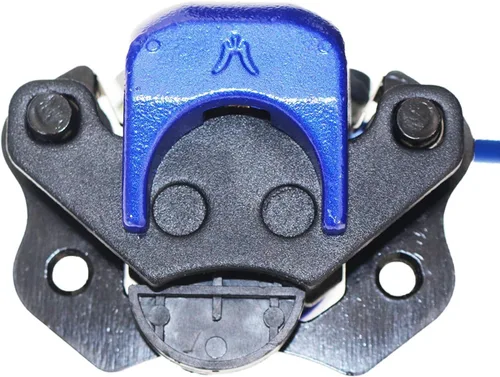 Miniatura 6 de PRO BAT Kit de montaje de pinza de cilindro maestro de freno hidráulico delantero trasero + Rotor de placa de freno de disco + Pastilla de freno Azul