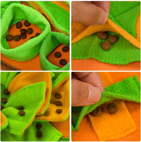 Miniatura 3 de AWOOF Alfombrilla de olfateo para perros, alfombrilla de alimentación para nariz de perros y gatos, juguetes interactivos para perros que fomentan