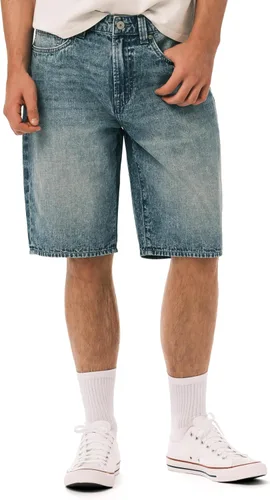 Miniatura 14 de Buffalo David Bitton Pantalones cortos de mezclilla rectos y relajados para hombre