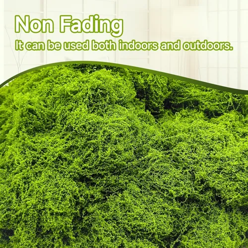 Miniatura 6 de Musgo verde falso para plantas en maceta, musgo artificial, musgo verde para manualidades para decoración de manualidades, arte en maceta