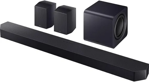 Miniatura 4 de Samsung Barra de sonido de la serie Q HW-Q990F 11.1.4 canales Subwoofer + Altavoz trasero (2025) Paquete Q-Symphony con Paquete de protección