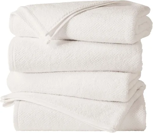 Miniatura 76 de Great Bay Home Toalla de baño blanca – Toalla de baño de gran tamaño 100% algodón de 68 x 35 pulgadas – Absorbente, de secado rápido, toalla de baño