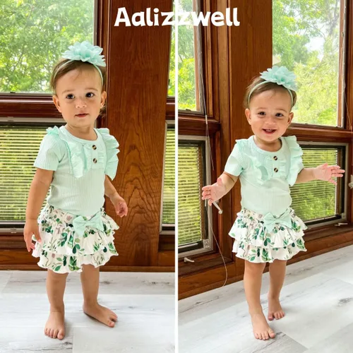 Miniatura 3 de Aalizzwell Traje de verano para bebés recién nacidos