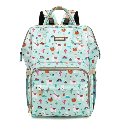 Miniatura 9 de Mochila para pañales, bolsas de pañales para bebés, niñas y niños, bolsas de bebé para mamás papás, bolsa cambiadora de pañales con bolsillos Azul