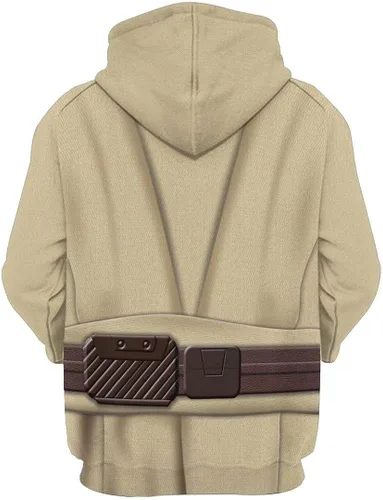 Miniatura 2 de Obi-Wan Kenobi - Sudadera con capucha para cosplay Han Solo 3D, S-3XL