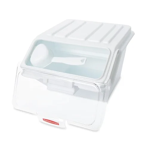 Miniatura 4 de Rubbermaid Commercial Products ProSave - Contenedor apilable para almacenamiento y cuchara/herramienta de medición