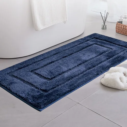 Miniatura 93 de GRANNY SAYS Alfombras de baño antideslizantes, lavables, extra suaves y absorbentes de agua para baño, alfombra de baño peluda de felpa, alfombra