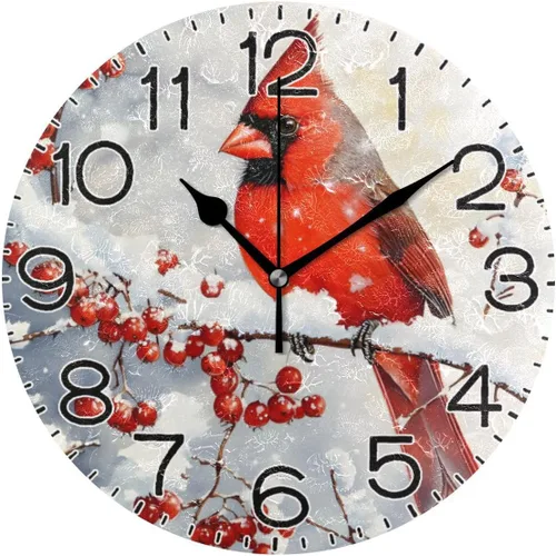Miniatura 10 de ALAZA Reloj de pared violeta para bicicleta, color lavanda, flores moradas, con mariposas, funciona con pilas, sin tictac, cuarzo silencioso